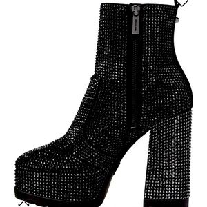 MICHAEL KORS Women's
Enya Platform Dress Booties
Color: Black/ Black
Size: 7M